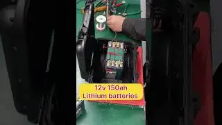 12V 150Ah Lithium Battery Assembly | LiFePO4 for Solar, Inverter, E-Rickshaw #shorts