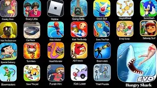 Hungry Shark, Save The Fish, Draw To Smash, Going Balls, Roblox, GegdollBreak,