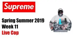 (L) Supreme Spring Summer 2019 Week 11 Manual Live Cop