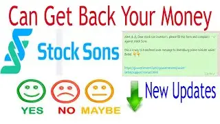 Make Money Online| Can You Get Back Stocksons Scam Money ? Report Your Complain Stocksons