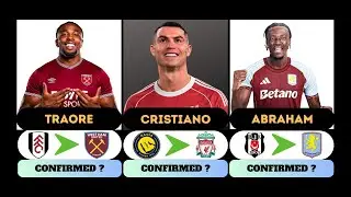 WORLD'S LATEST FOOTBALL TRANSFERS JANUARY 2026 | TRAORE, CRISTIANO, ABRAHAM.
