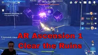 Genshin Impact - Adventure Rank Ascension 1 - Ascend: Clear the ruins (World Level 1)