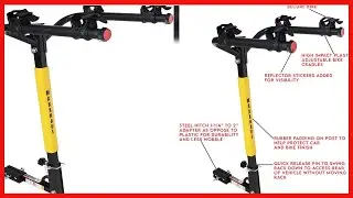Great product -  MaxxHaul 50025 Hitch Mount 2 Bike Rack For Cars, Trucks, SUV's, Minivans - 100 lb.