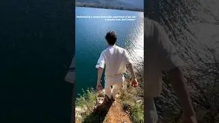 STYLISH AND ACROBATIC ! DODS 21 M. + 2 TWISTS 180&deg; IG @leon.we1ss #cliffdiving #dods #acrobatics