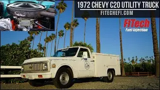 1972 CHEVY C20 UTILITY TRUCK EFI INSTALLATION | FiTech Tech Video