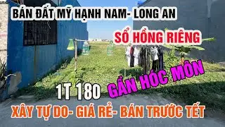 CHỦ KẸT TIỀN CẦN BÁN GẤP TRƯỚC TẾT, GIÁ CỰC RẺ CHỈ 1 LÔ Ở MỸ HẠNH NAM ,LONG AN| Hằng Bán Đất
