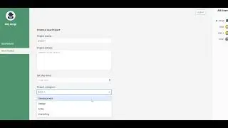 Project management React web app