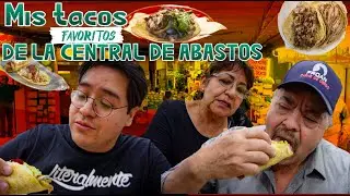 Tacos SABROSOS Y BIEN LLENOS en la Central de Abastos de la CDMX