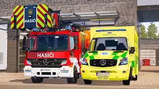 Emergency Call 112 - Hacisi Fire Brigade & Ambulance Rapid on Duty! 4K