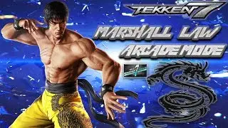 Tekken 7 Law Arcade Mode || PC Gameplay Full HD 60FPS