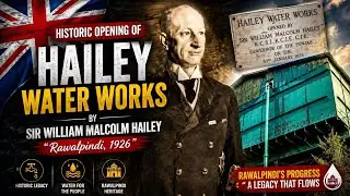 Rawalpindi 1926 Opening of Hailey Water Works by Sir William Malcolm Hailey Punjab pakistan