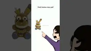 Voc&ecirc; matou meu pai! (Dublado PT-BR) #fnaf #springtrap #michaelafton #memes #dublagem #shorts