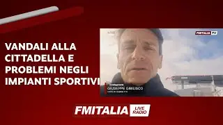 Vandali alla Cittadella e problemi negli impianti sportivi, in collegamento Giuseppe Gibilisco