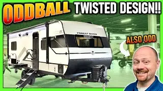 Unusual & CRAFTY Rear Queen Bedroom! 2026 Ibex 20FKDS Front Kitchen Couple's Camping Travel Trailer