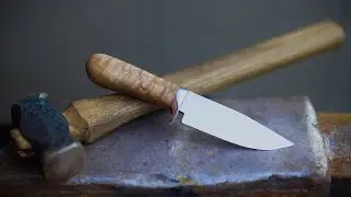 I forged this bowie knife by hand | start to finish build