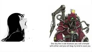 please stop saying dumbass things you're not Adeptus Mechanicus