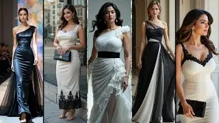 White & Black Elegance — New Collection for Mothers of the Bride & Groom 45+ | Luxury Guest Dresses