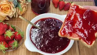 Re&ccedil;el(marmalad)me Luleshtrydhe🍓me nj&euml; metod&euml; ndryshe ⁉️Ky &euml;shte sekreti im 🤩Strawberry Jam