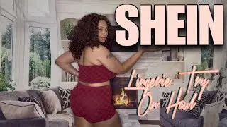 AFFORDABLE BASIC COMFORTABLE SHEIN LINGERIE WEAR TRY ON HAUL | SHAY SO STYLISH