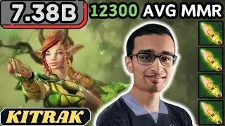 Kitrak ENCHANTRESS Hard Support Gameplay Patch 7.38b - Dota 2 Support