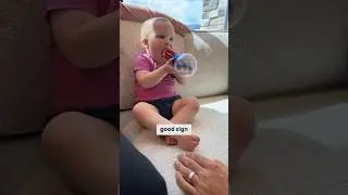 Checking Primitive Reflexes on a 12 Month Old Baby