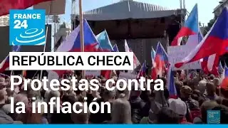 Protestas en Rep&uacute;blica Checa contra la inflaci&oacute;n y la crisis energ&eacute;tica &bull; FRANCE 24 Espa&ntilde;ol