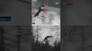The evolution of ski jumping at the Olympics is just. 🤯