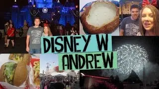 Disney with Andrew! Fireworks & Fight inside In n Out!!