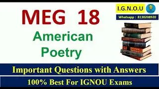 MEG 18 important questions with answers for IGNOU Exam Guess Paper