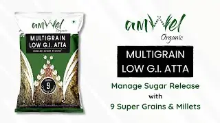 Amwel Organic Multigrain Low GI Atta - 9 Super Grains and Millets