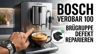 Bosch Verobar 100 Brügruppe defekt Kein kaffee in der Tasse reparieren / no Coffee repair