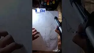 | Goku sketching # Goku video # Goku short # viral Goku sketch video |