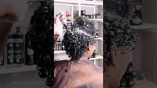 Twirl and curl method wash and go using My Curl products