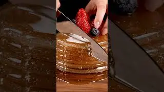 #Pancake #asmr  #fruit