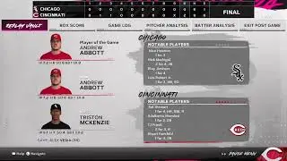 Cubs/Sox Yr 2: White Sox (65-57) @ Reds (52-70)