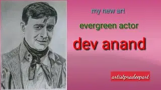 how to drwa hindi actor dev anand