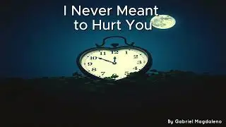 Gabriel Magdaleno - I Never Meant To Hurt You (Blues Rock - Lyrics Video)