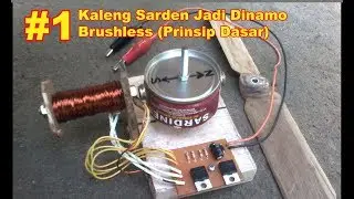 DIY Basic Of Brushless DC Motor - Part 1 - Cara Membuat Dinamo Brushless dari dasar