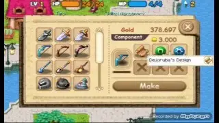 Imo Twom crafting Dezoruba's Bow.