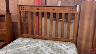 Craftsman Mission bedroom furniture have clean lines natural materials & simple functional designs