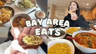 Bay area food | viral dubai chocolate mochi cookie, famous donut shop, korean classic