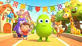Fall Guys Wobbly Bean Missed the Finish | Nursery Rhymes for Kids & Baby Songs