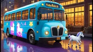 The Unicorns on the Bus | Fun Fantasy Song for Kids | Sing-Along Nursery Rhyme