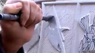 Carving and inscribing, Irish crafted Headstones, by hand