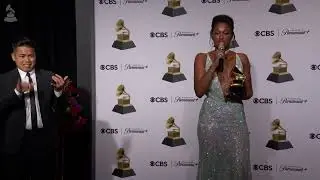 COCO JONES Backstage At The 2024 GRAMMYs