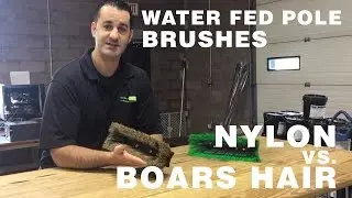 Water Fed Pole Brushes - Boars Hair Vs Nylon Explained