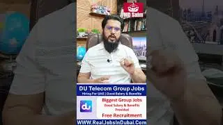 DU Telecom Group Hiring Staff In Dubai #dubaijobs