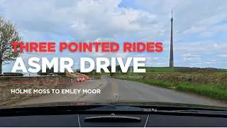 Daytime Drive from Holme Moss to Emley Moor | ASMR Experience | No Talk, No Music