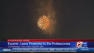 Experts: Leave fireworks to the professionals