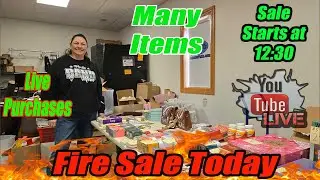Live Fire sale with brand new items at discounted prices. Make up, health & beauty, handbags, more!